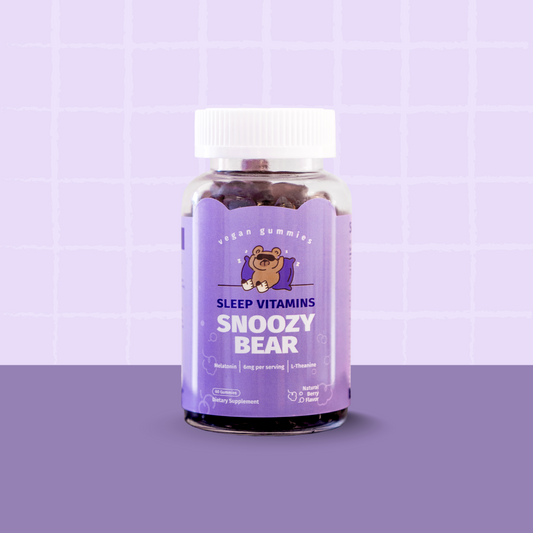 Snoozy Bear Sleep Vitamins (60 tablets) - Vegan Gummies